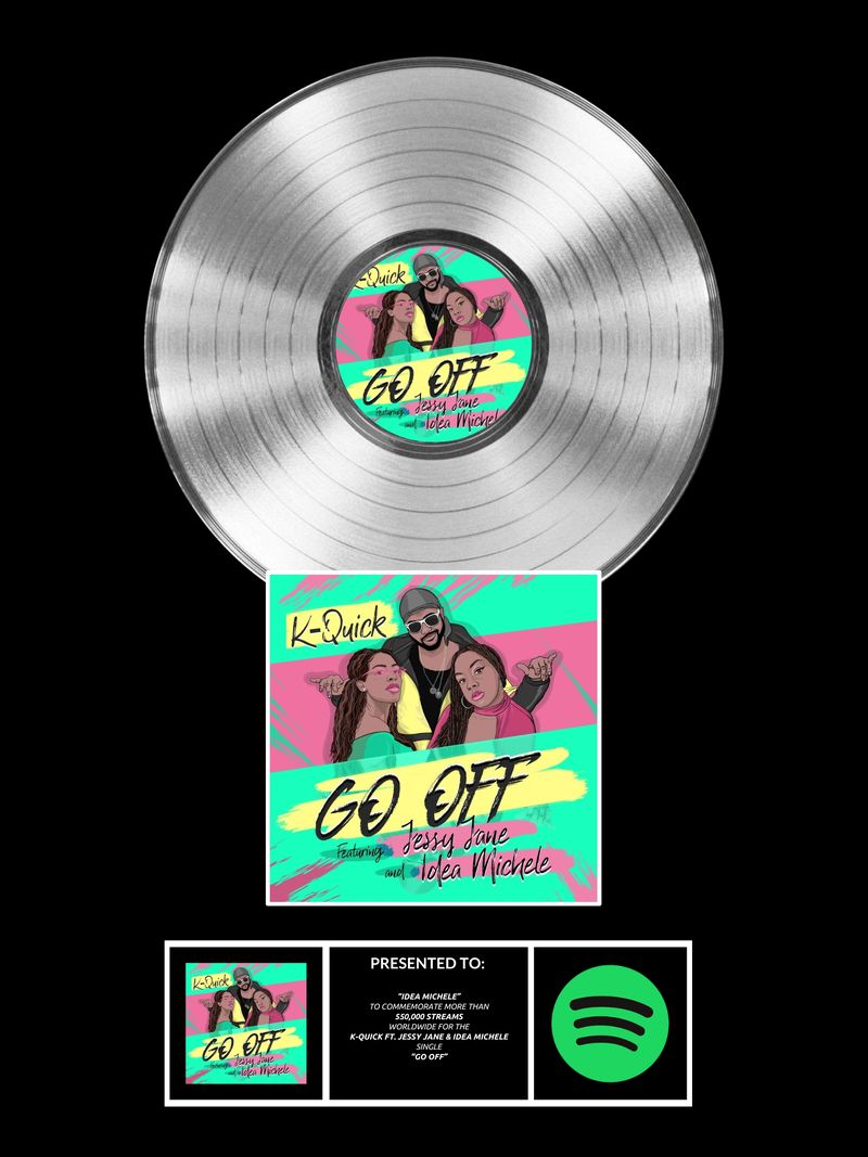 Spotify commemorative plaque example